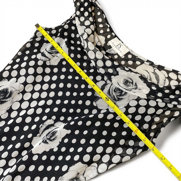 Vintage JS Signature Fairy Dress Floral Asymmetrical PinUp Y2k Whimsigoth 90s XL - Picture 13 of 16